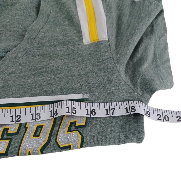 NFL Team Green Bay Packers Tee V-Neck Short Sleeve T-Shirt WM's Size M Soft Gray - Picture 5 of 9